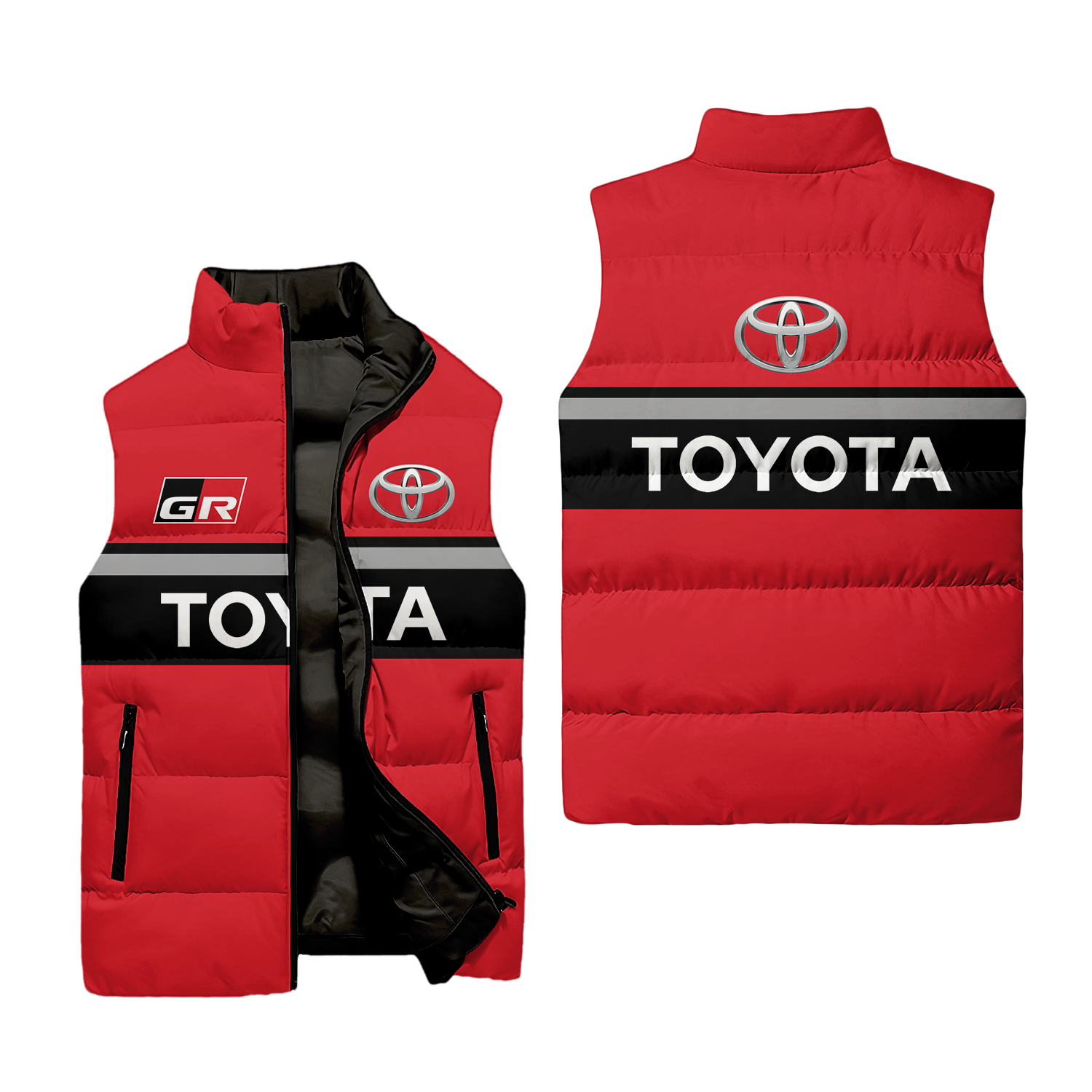 Toyota Sleeveless Puffer Jacket USPL866