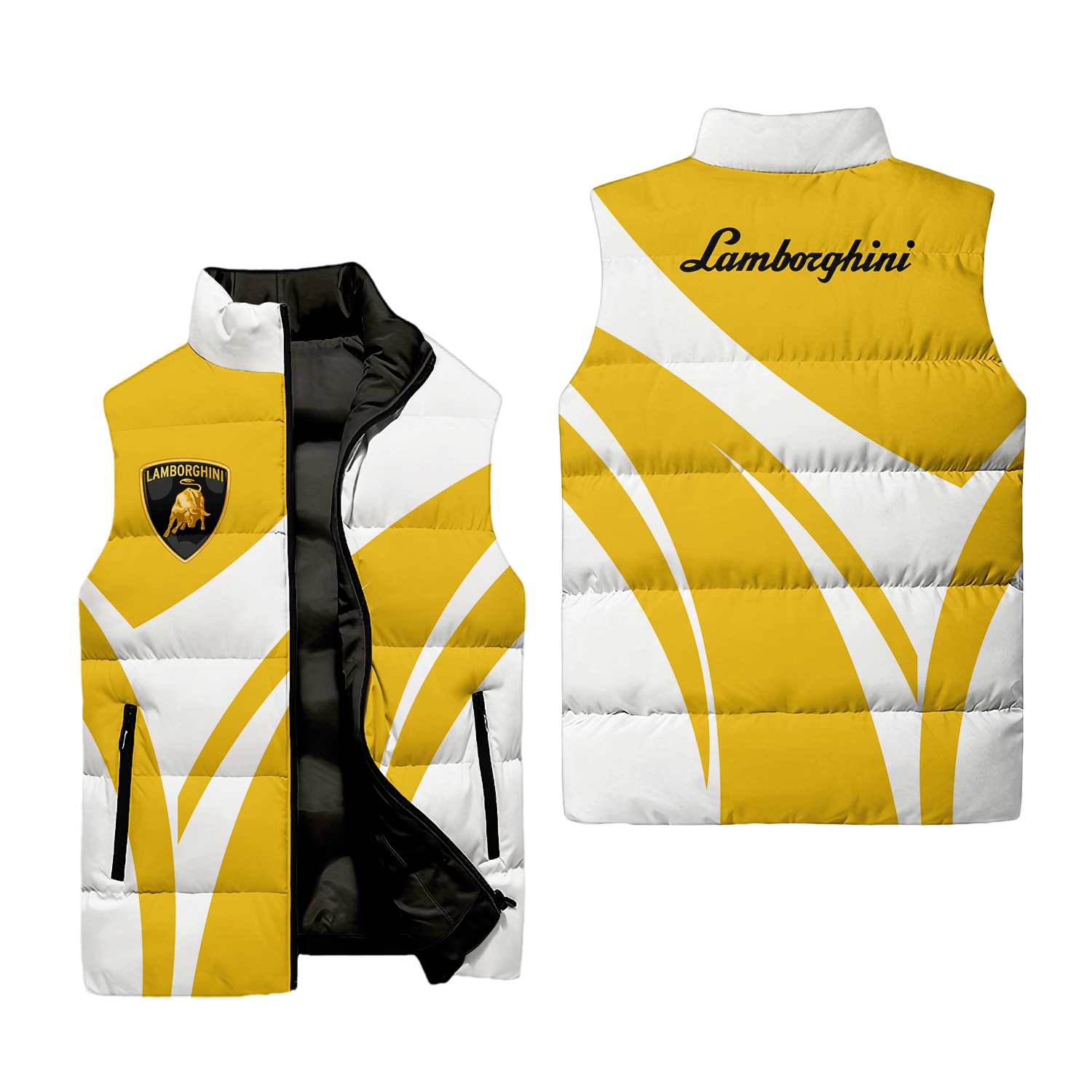 Lamborghini Sleeveless Puffer Jacket USPL718