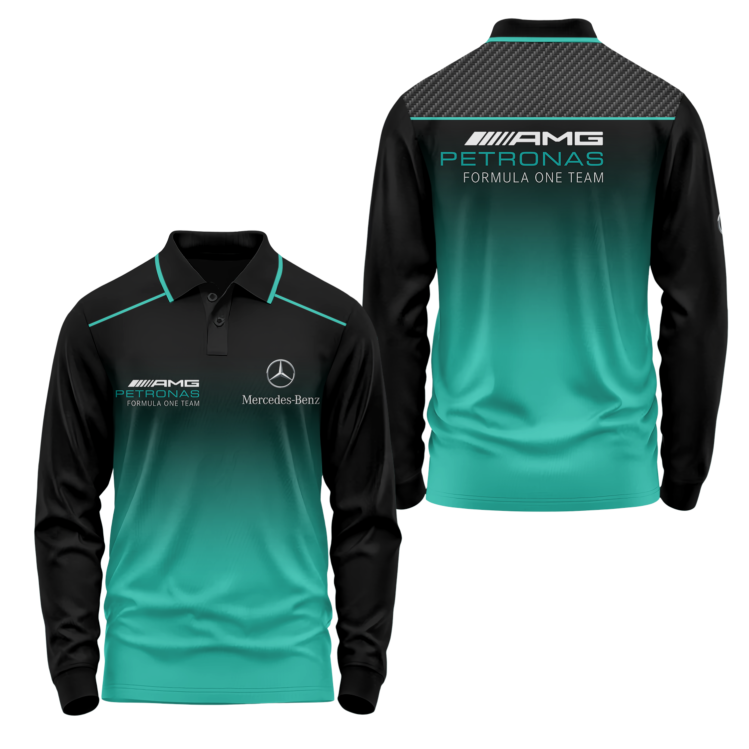 Mercedes Long Sleeve Polo USPL001