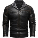 BOGO | Men's Classic Luxe Faux Leather Winter Jacket V5