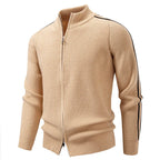 BOGO | Men’s Stand Collar Dual-Zip Knit Jacket