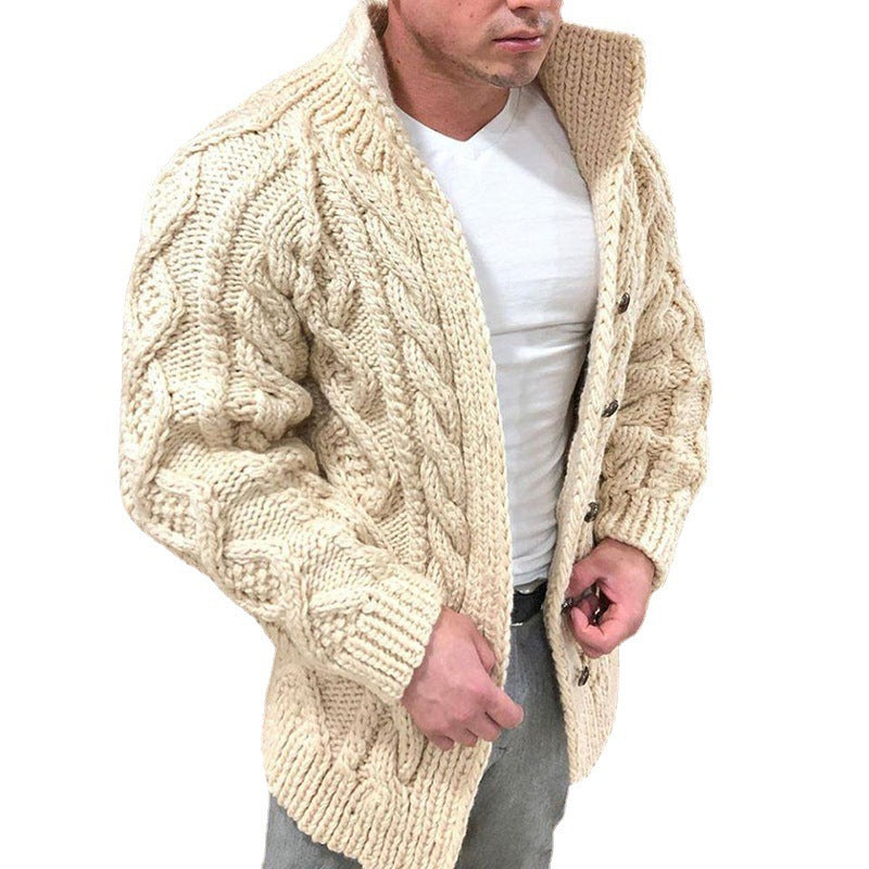 BOGO | Luxury Men’s Textured Stand-Collar Sweater