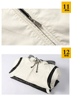 BOGO | Men's PU Leather Hooded Jacket V6