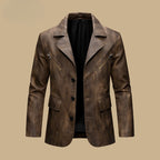 BOGO | Men's Retro PU Leather Motorcycle Jacket V1