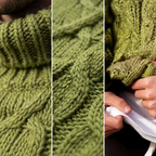 BOGO | Men's High Neck Twist Knit Sweater V9