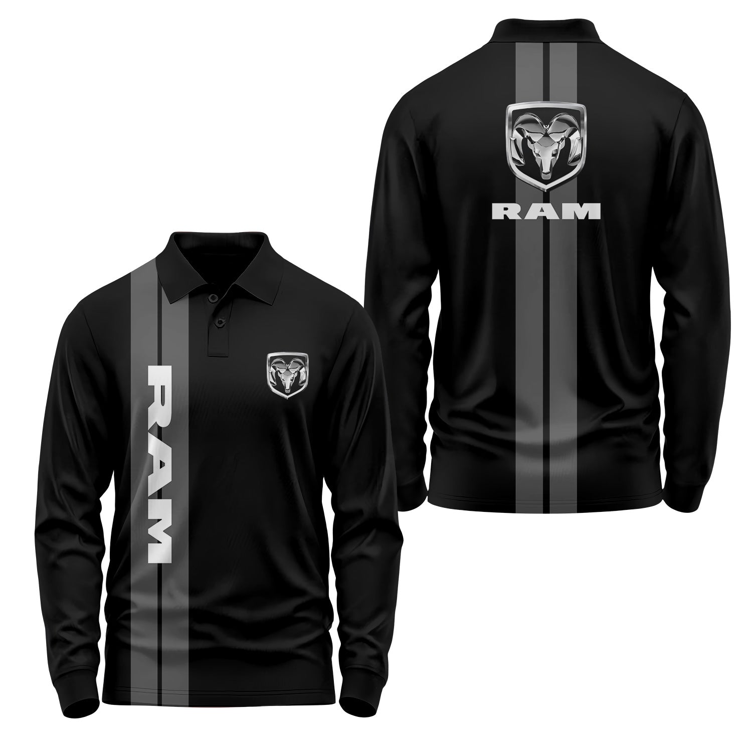 Ram Long Sleeve Polo USPL3027
