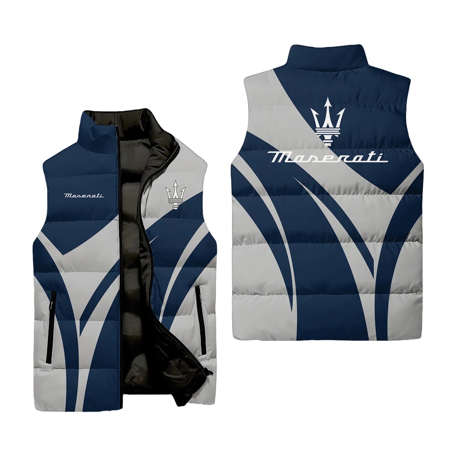 Maserati Sleeveless Puffer Jacket SC022