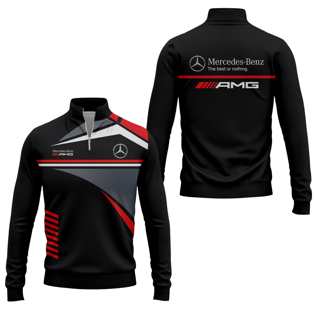 Mercedes Apparels MERC002 - Quarter-zip Pullover