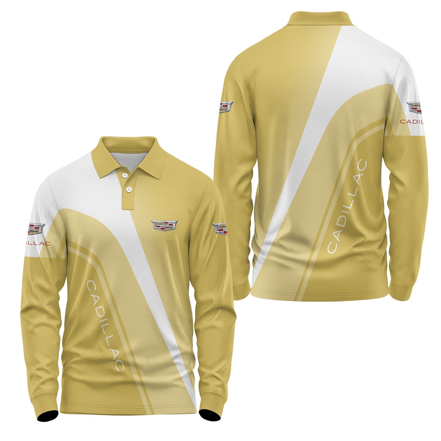 Cadillac Long Sleeve Polo USPL2837