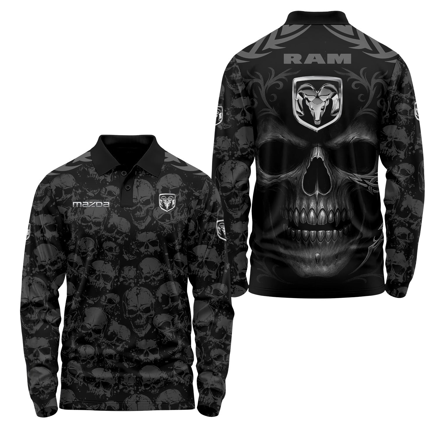 Ram Long Sleeve Polo USPL3035