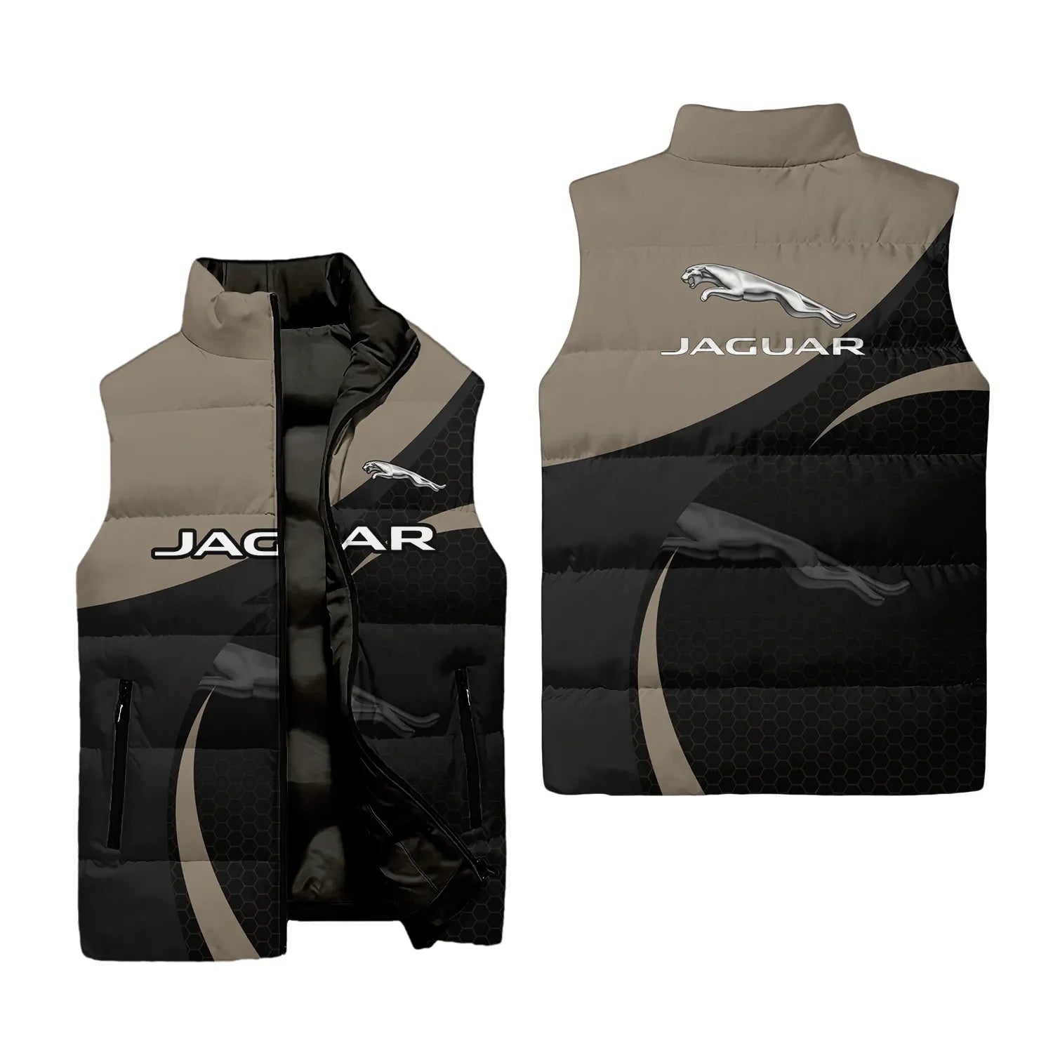 Jaguar Sleeveless Puffer Jacket SC002