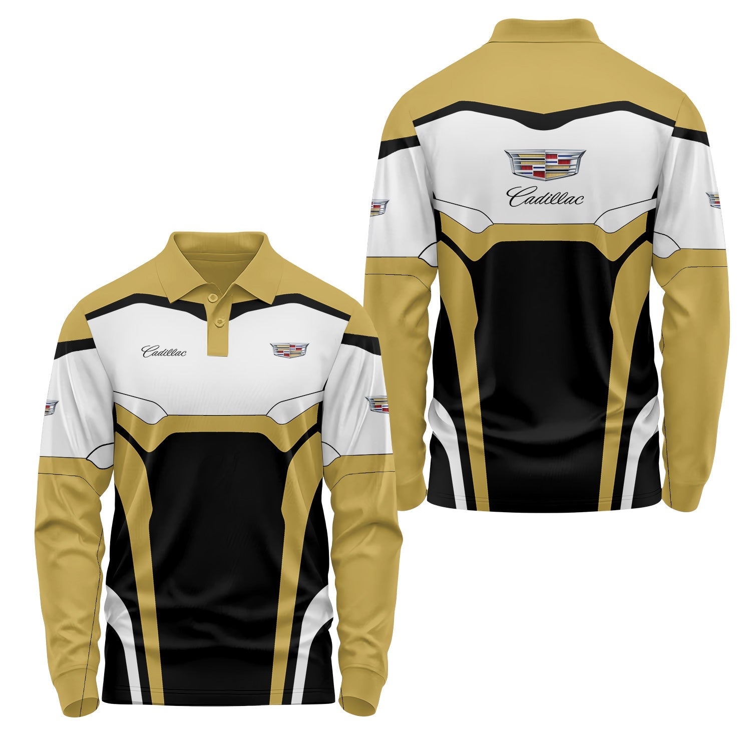 Cadillac Long Sleeve Polo USPL2820