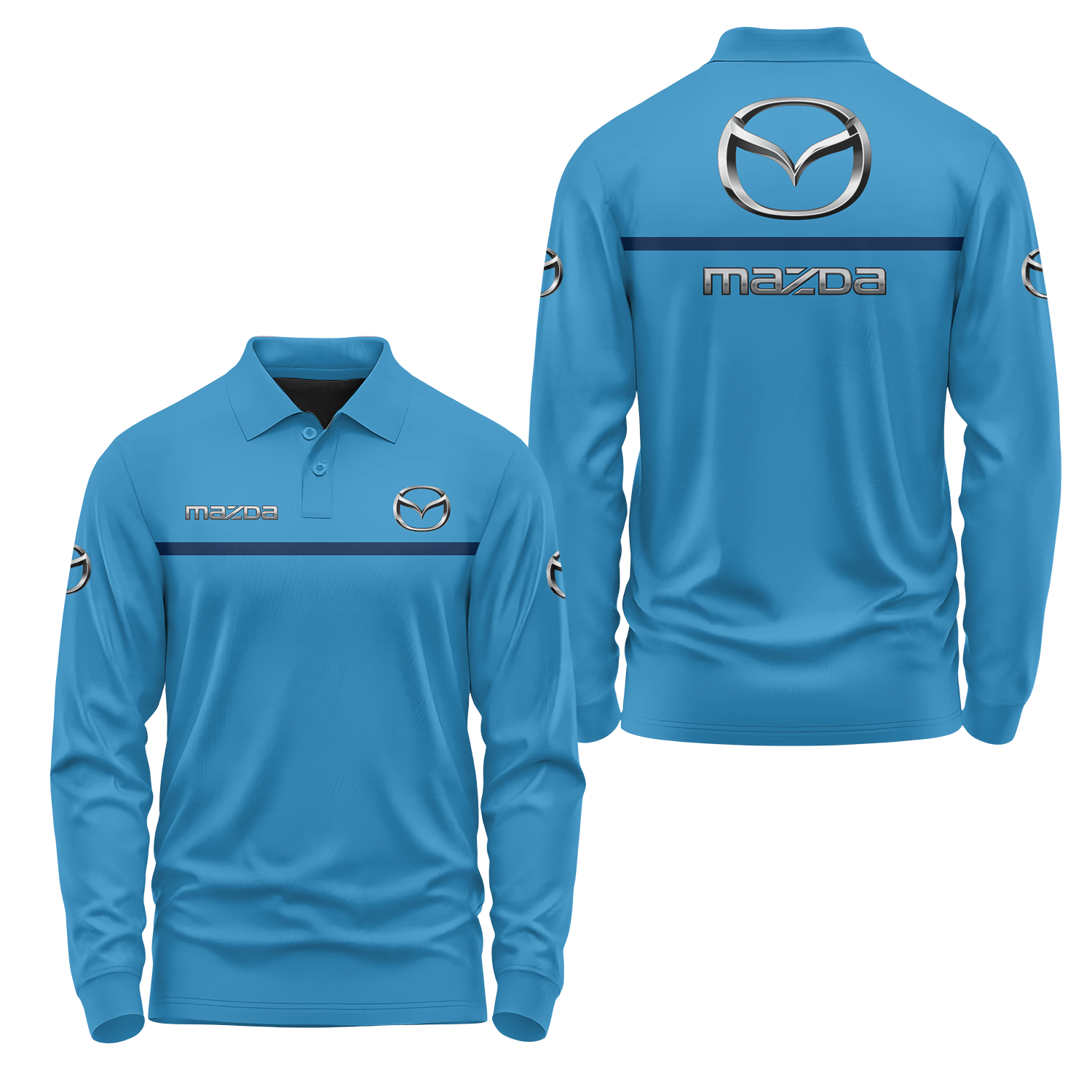 Mazda Long Sleeve Polo USPL2329