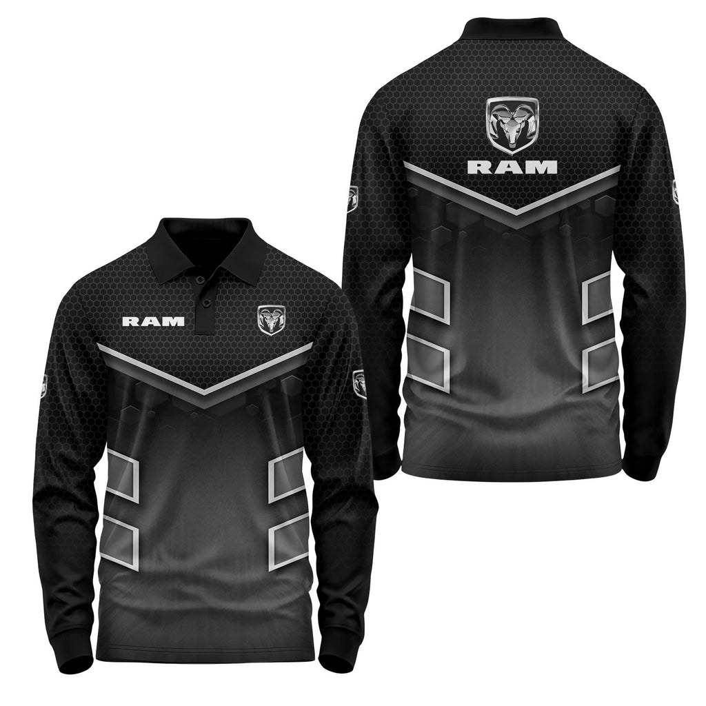Ram Long Sleeve Polo USPL3057