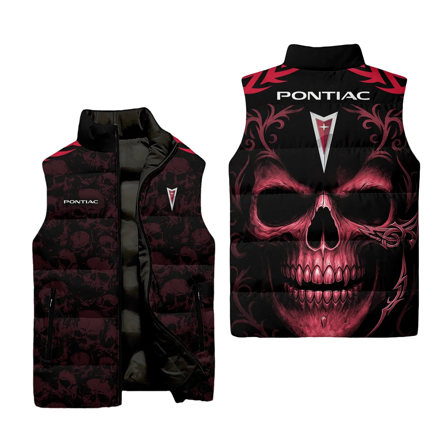 Pontiac Sleeveless Puffer Jacket SC014
