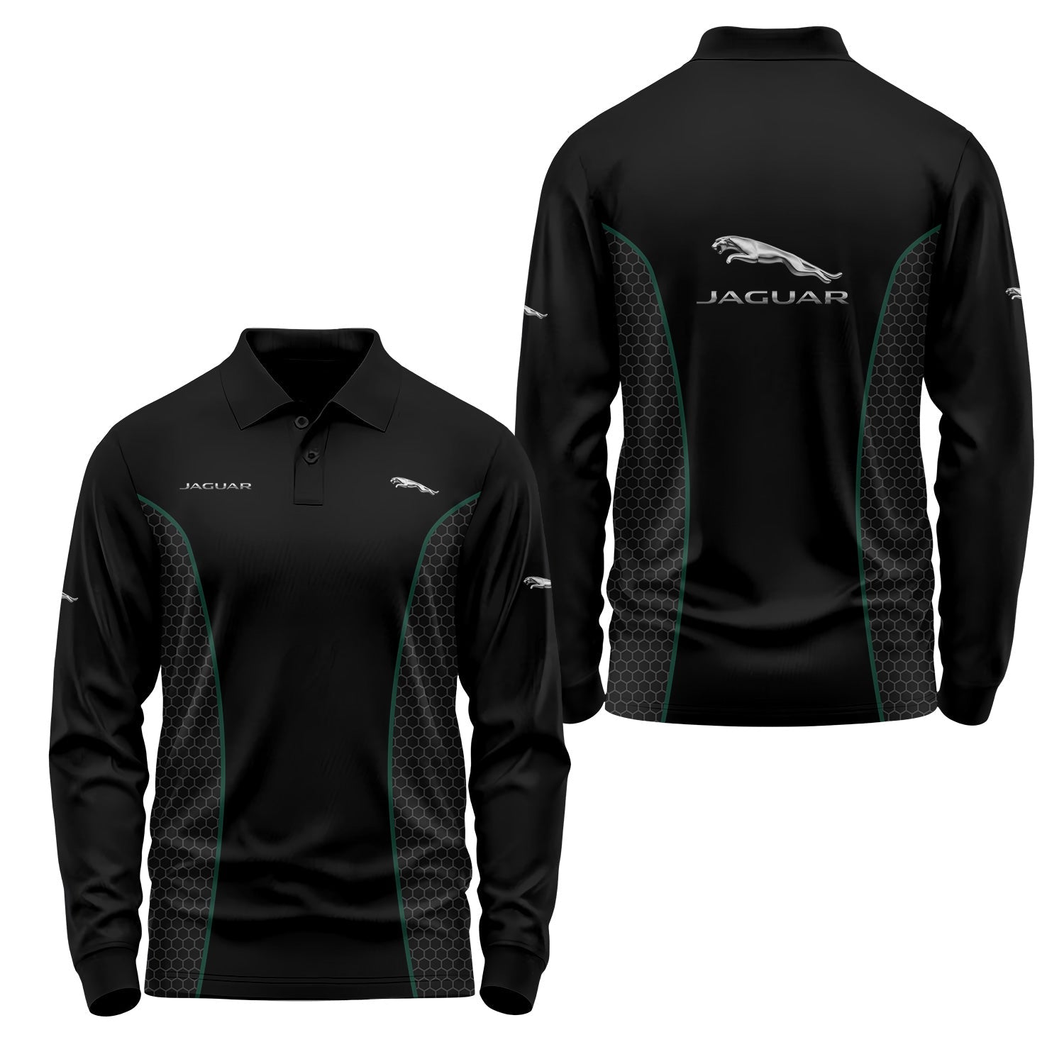 Jaguar Long Sleeve Polo USPL3244