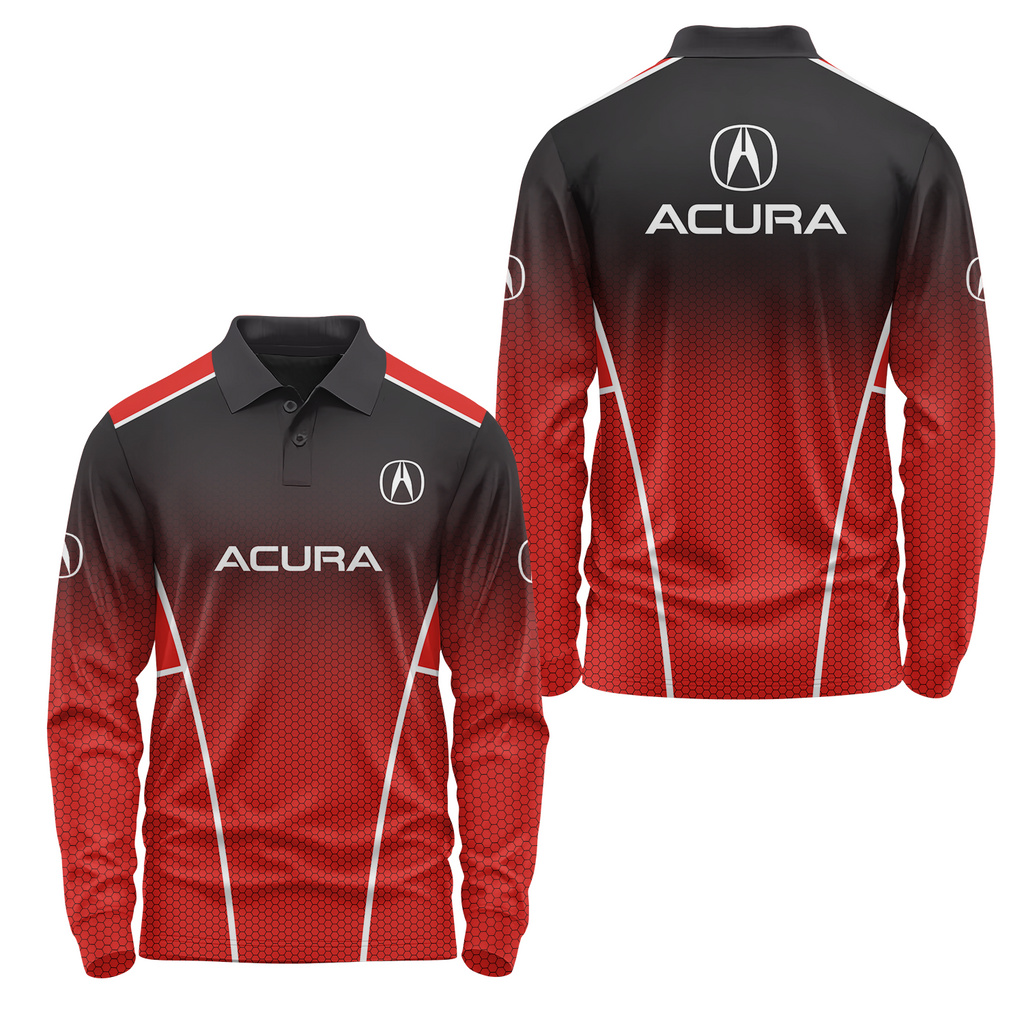 Acura Long Sleeve Polo USPL2726