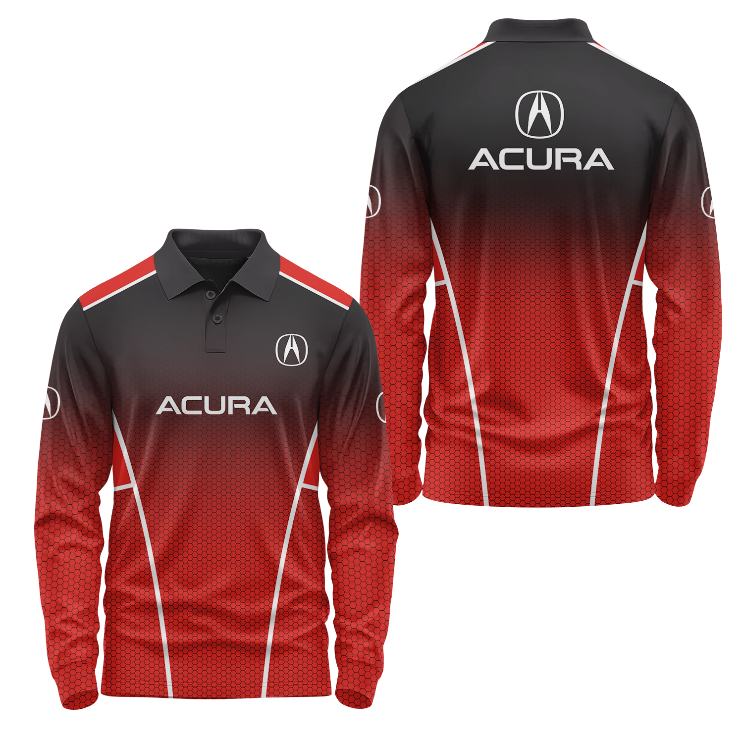 Acura Long Sleeve Polo USPL2726