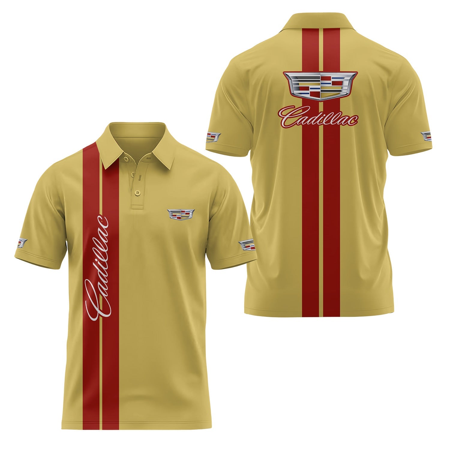 Cadillac Short Sleeve Polo USPL2787