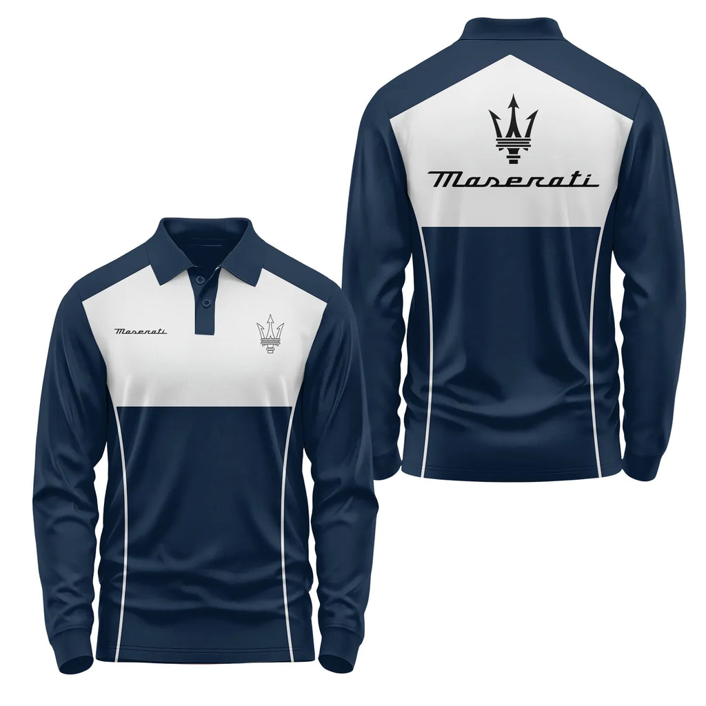 Maserati Long Sleeve Polo SC028