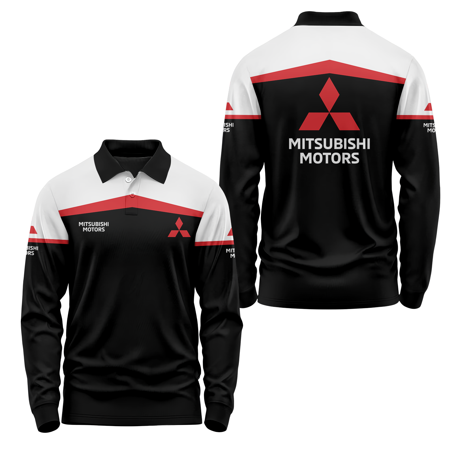 Mitsubishi Long Sleeve Polo USPL2378