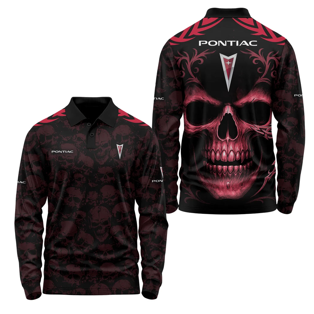 Pontiac Long Sleeve Polo SC014