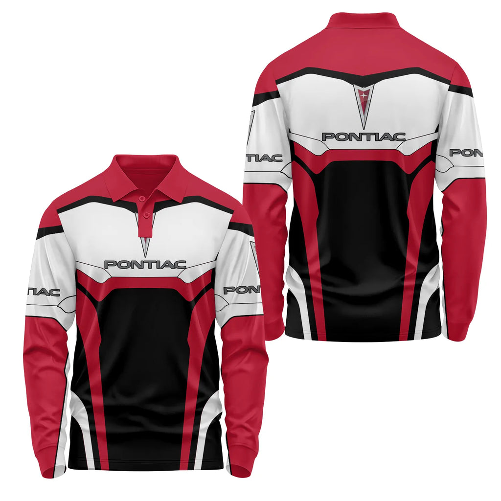 Pontiac Long Sleeve Polo SC030