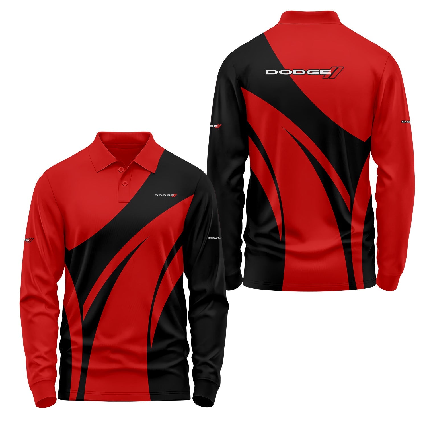 Dodge Long Sleeve Polo USPL2919