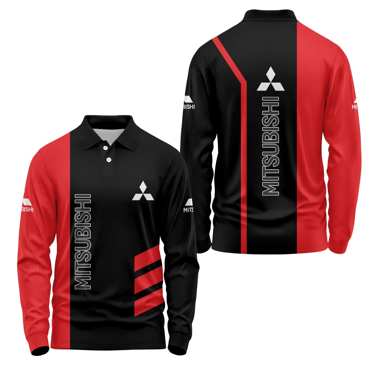 Mitsubishi Long Sleeve Polo USPL2399