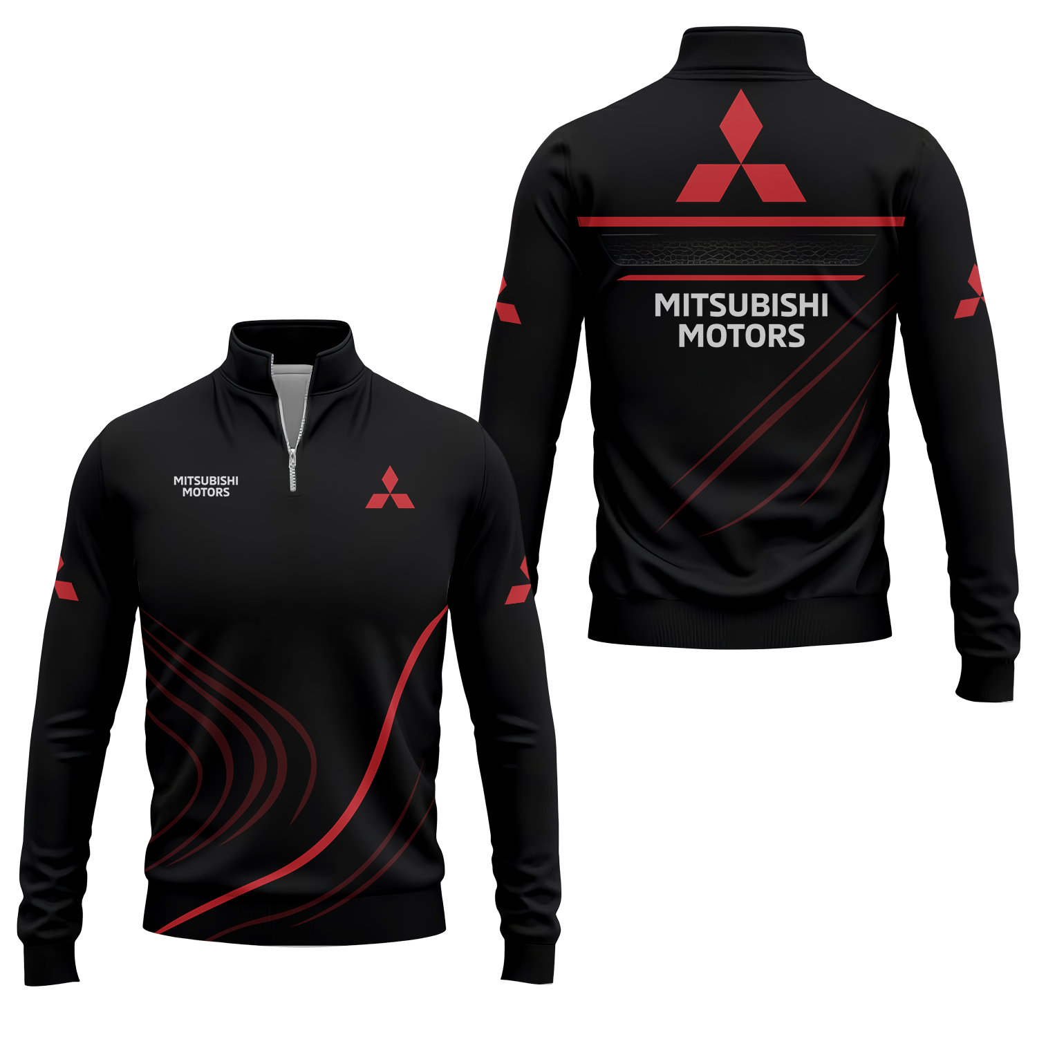 Mitsubishi Quarter-zip Pullover USPL2384