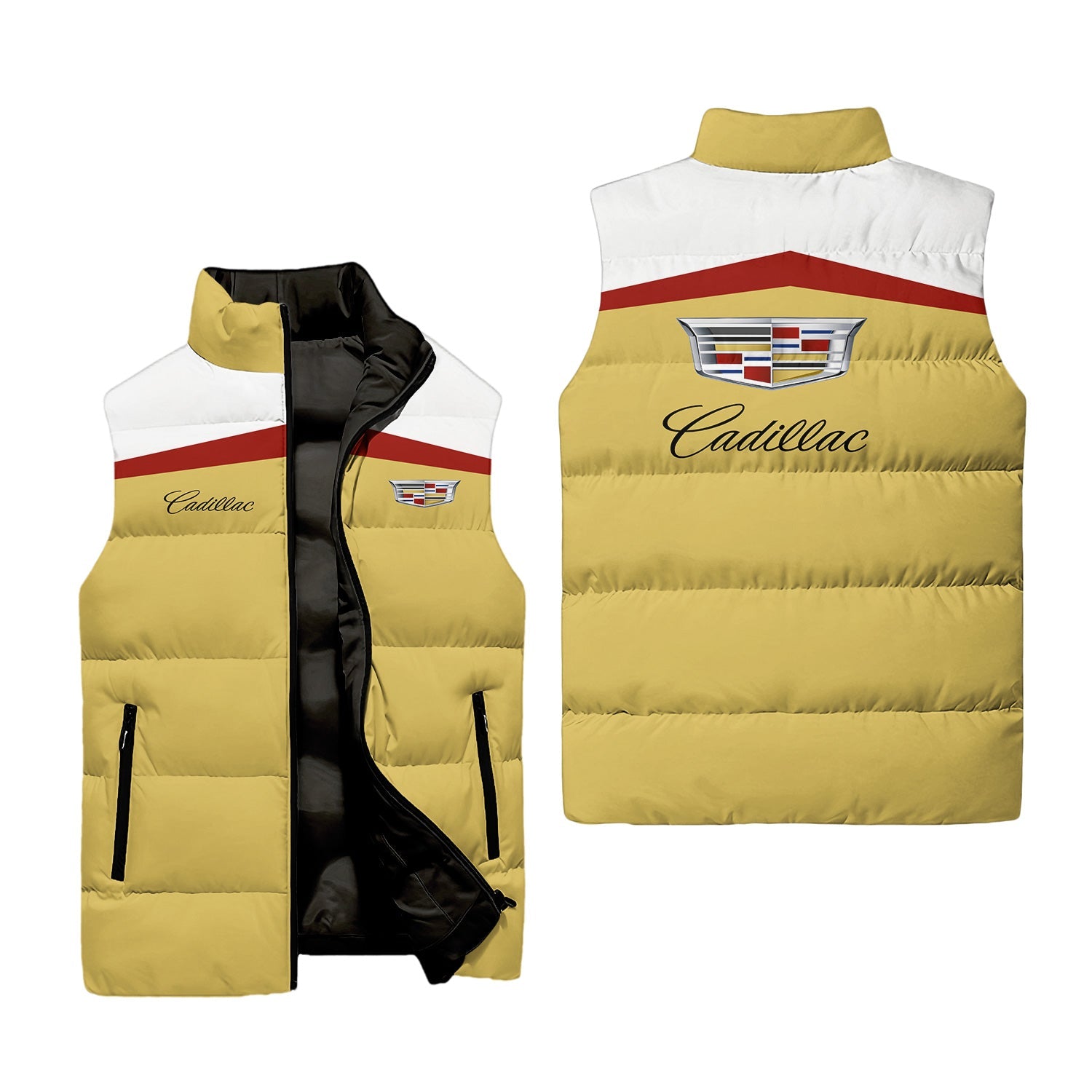 Cadillac Sleeveless Puffer Jacket USPL2798