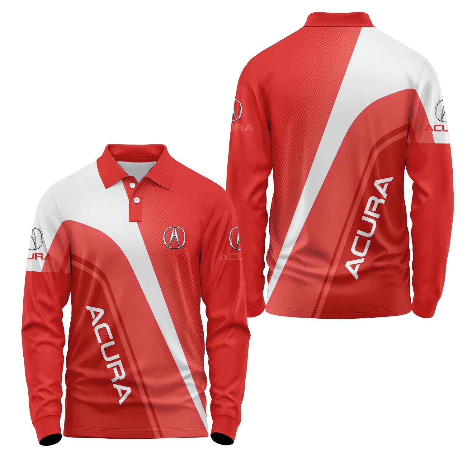 Acura Long Sleeve Polo USPL2777