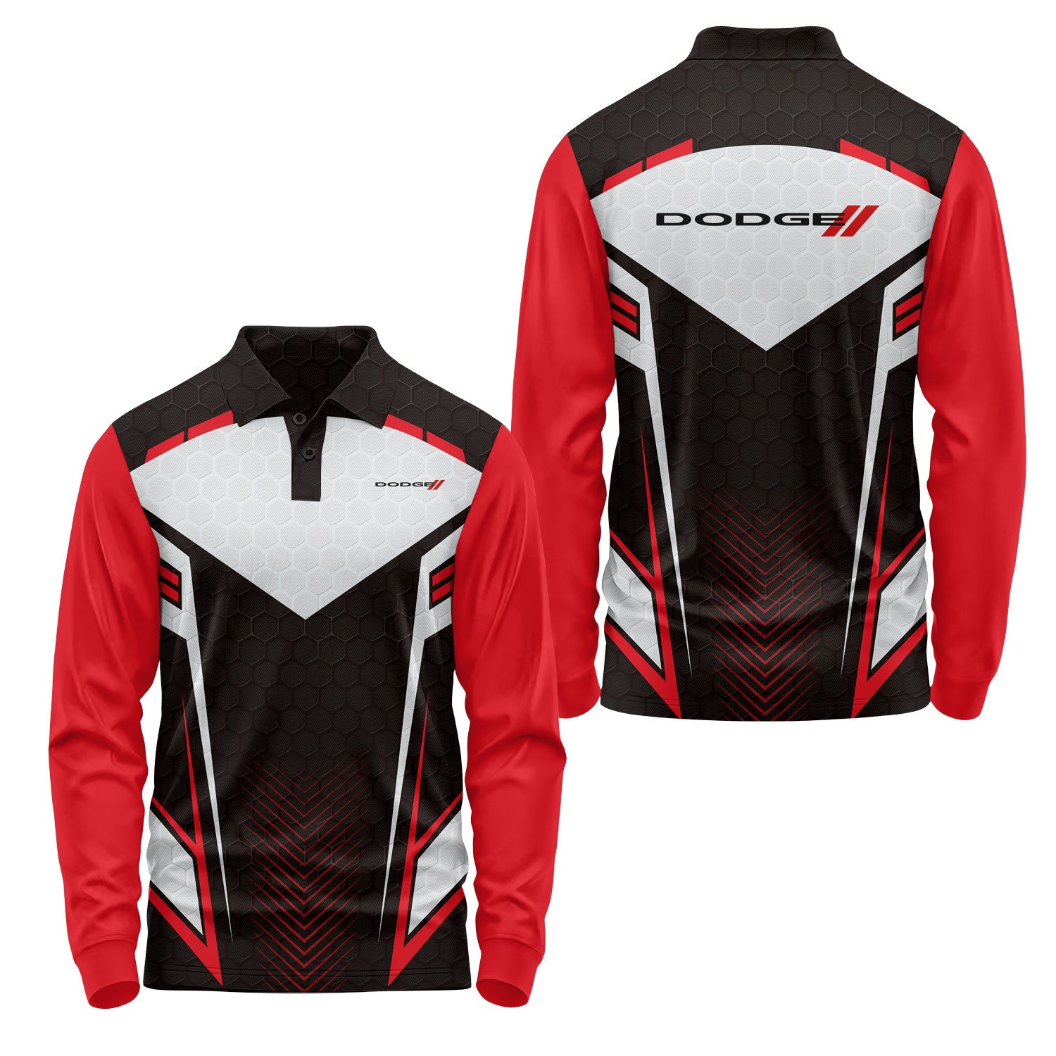 Dodge Long Sleeve Polo USPL2951