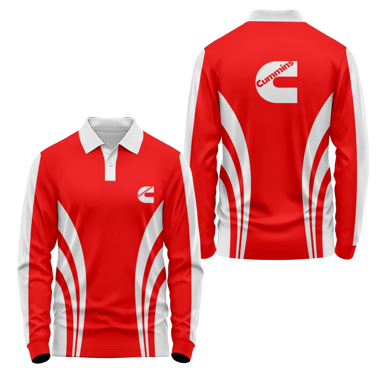 Cummins Long Sleeve Polo USPL2514