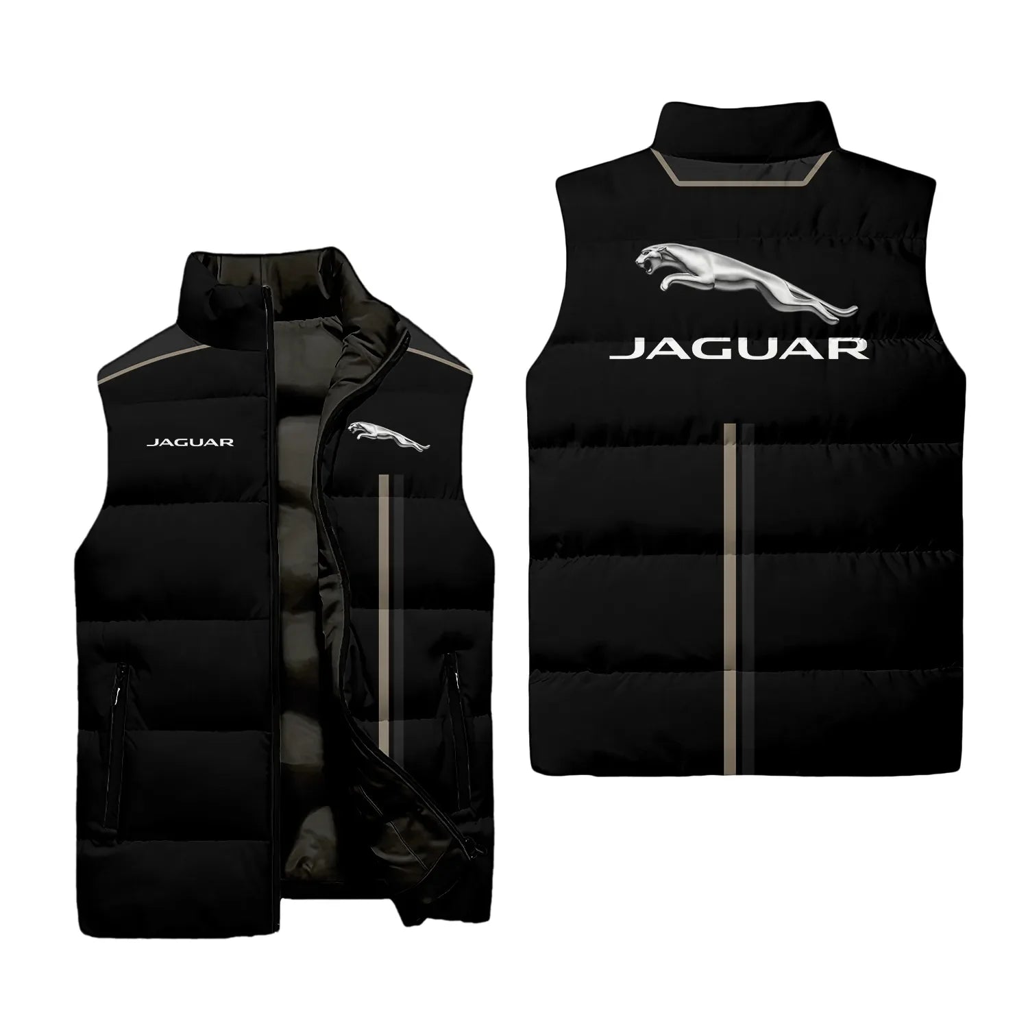 Jaguar Sleeveless Puffer Jacket SC021