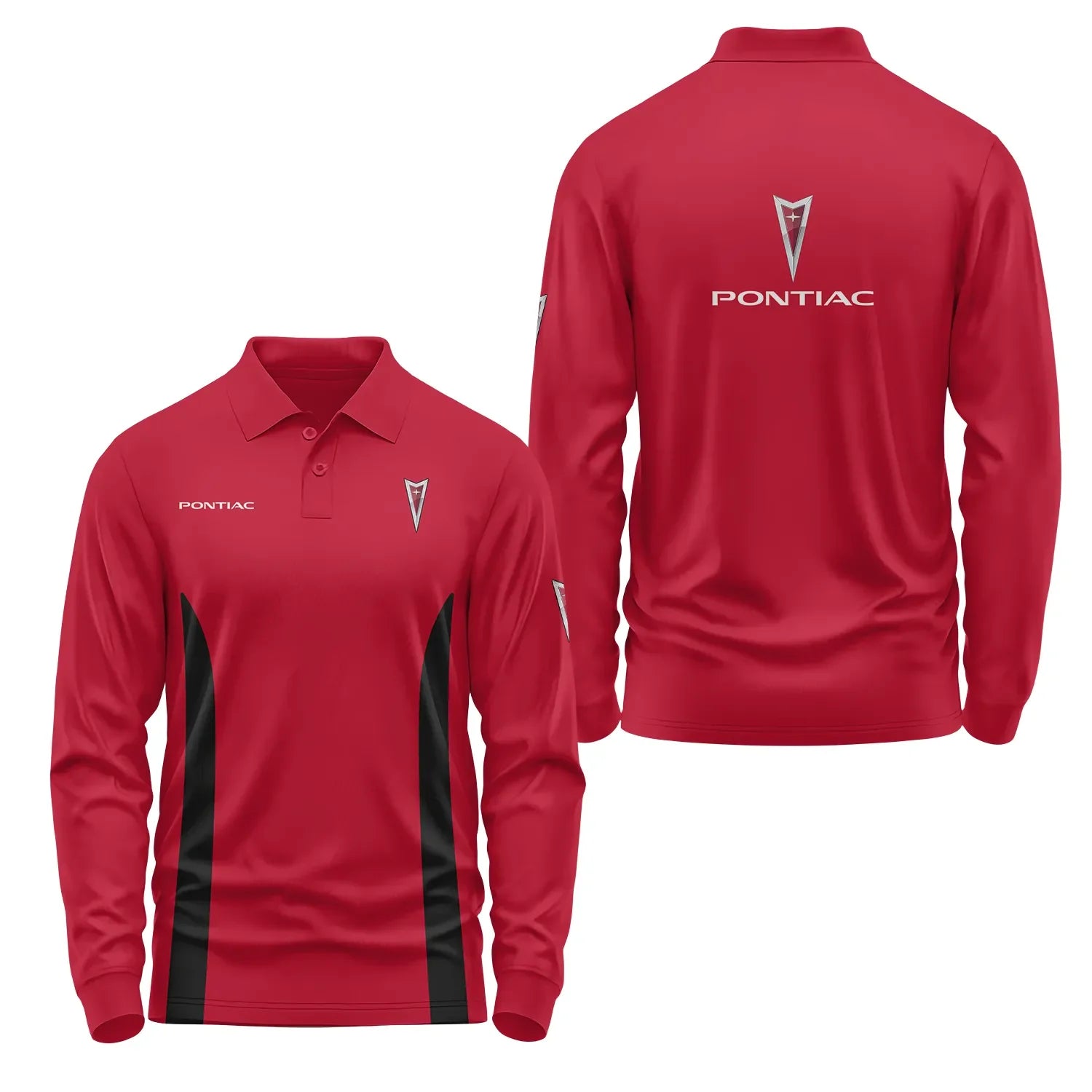 Pontiac Long Sleeve Polo SC006