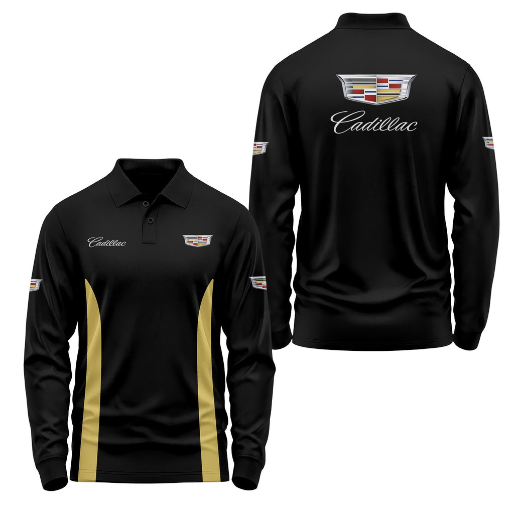 Cadillac Long Sleeve Polo USPL2808