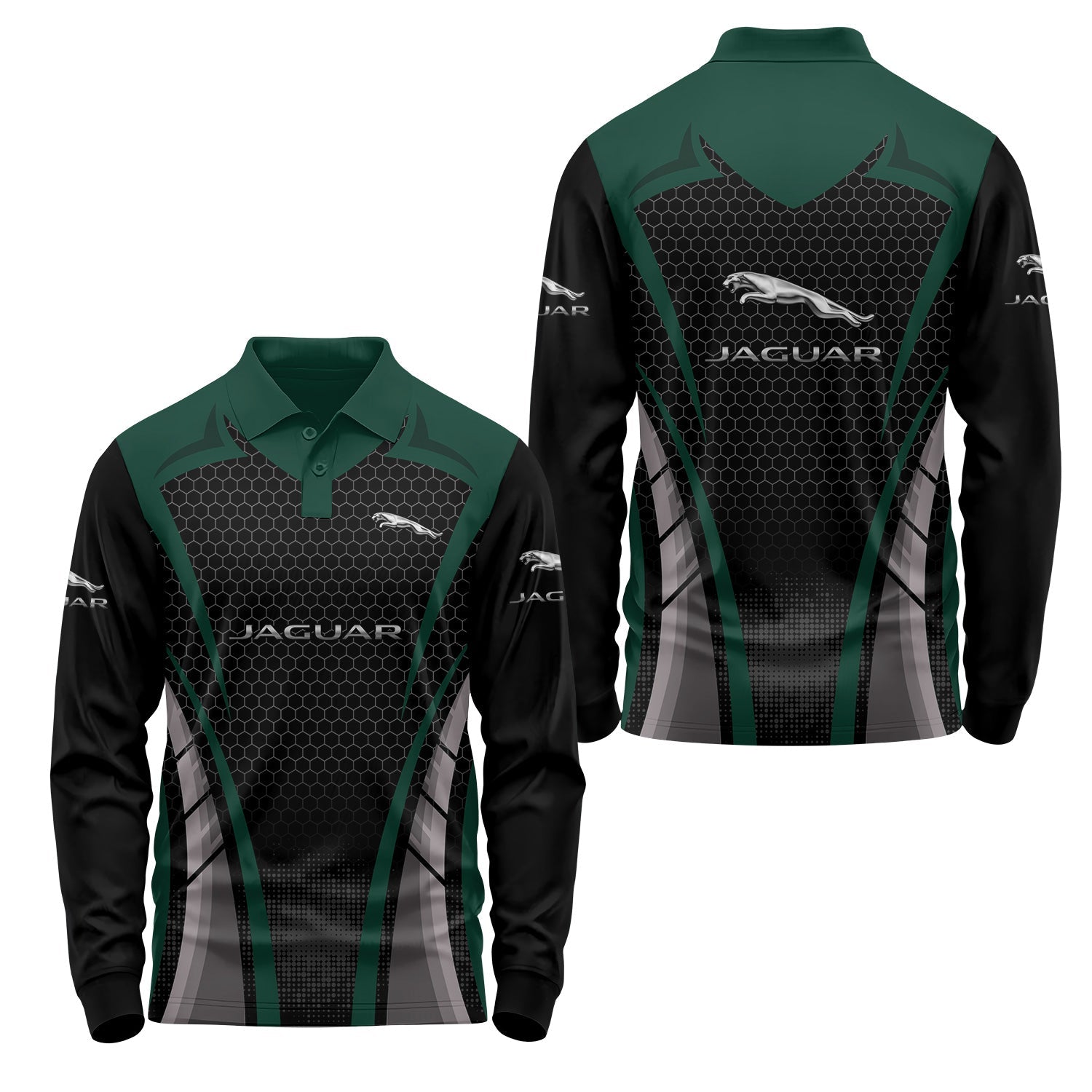 Jaguar Long Sleeve Polo USPL3235