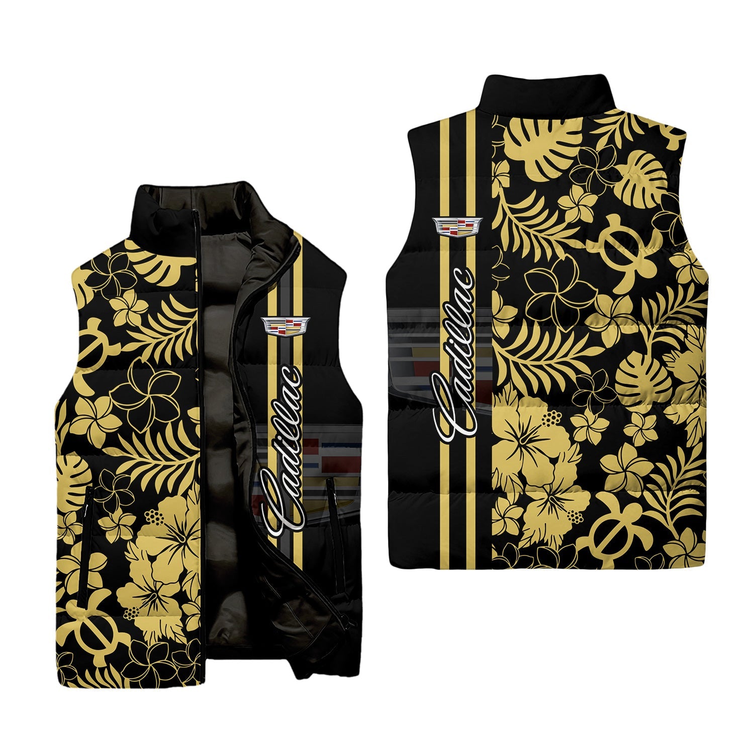 Cadillac Sleeveless Puffer Jacket USPL2826