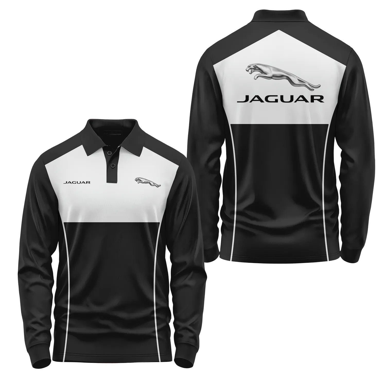 Jaguar Long Sleeve Polo SC028
