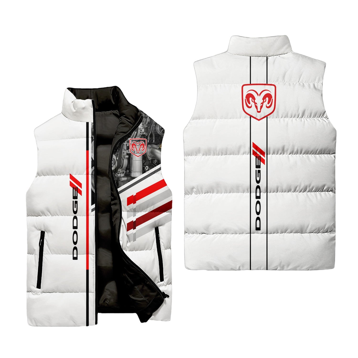Dodge Sleeveless Puffer Jacket USPL2936