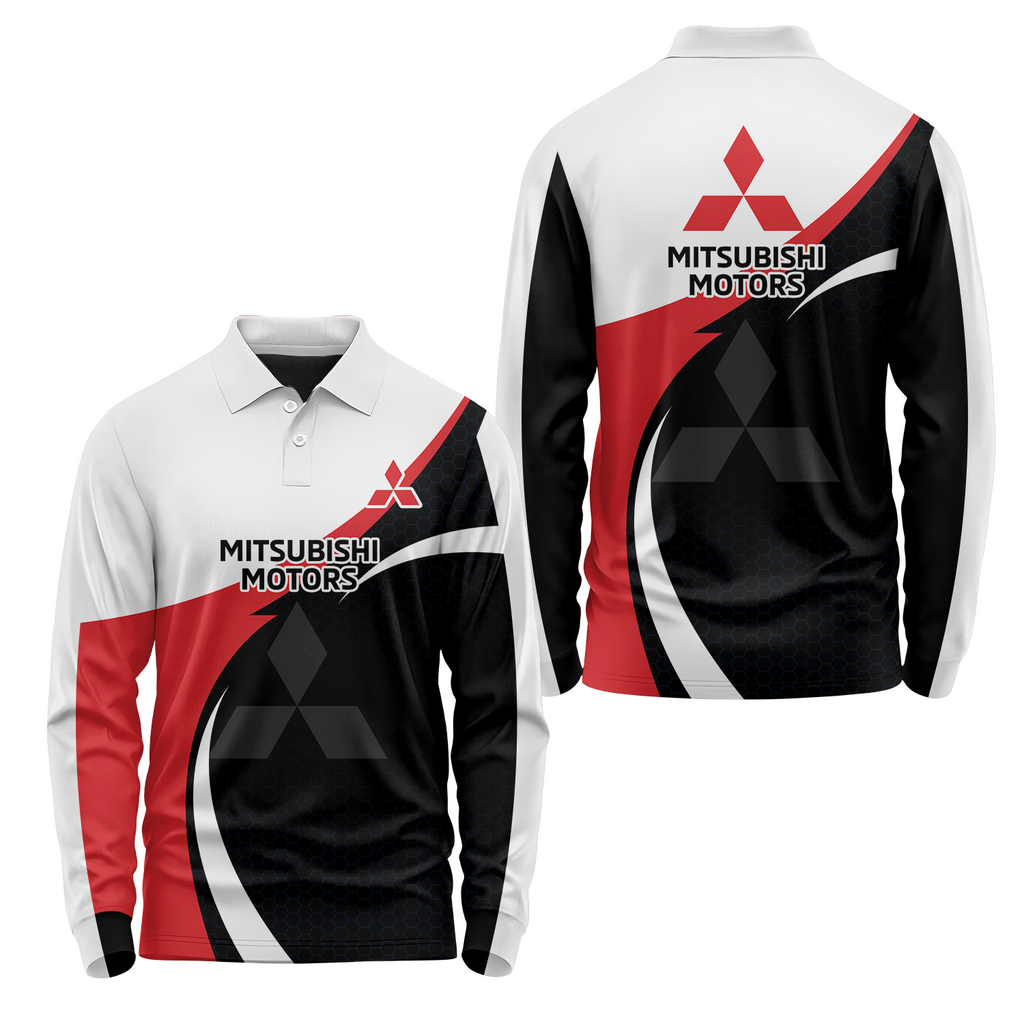 Mitsubishi Long Sleeve Polo USPL2382