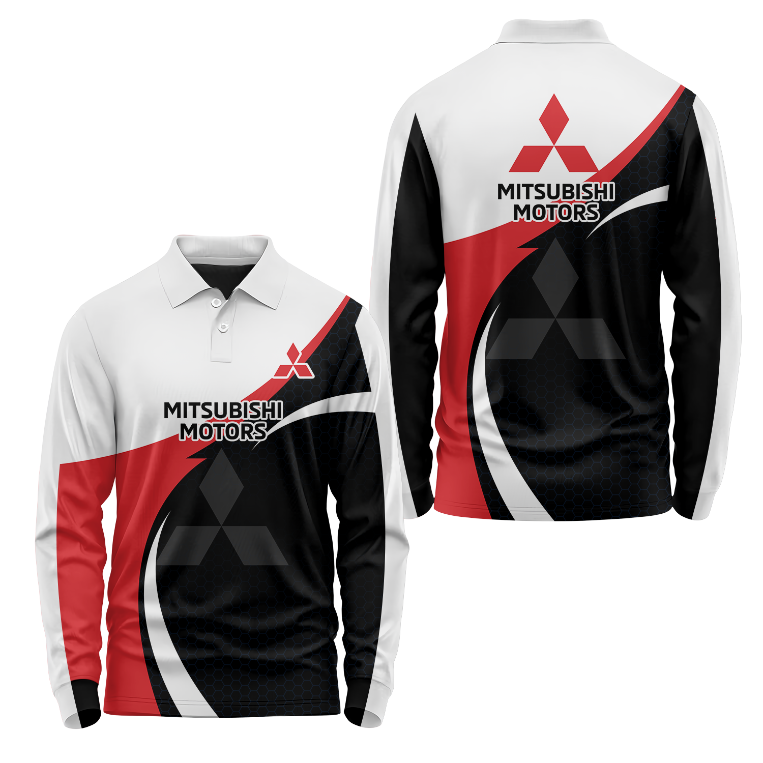 Mitsubishi Long Sleeve Polo USPL2382