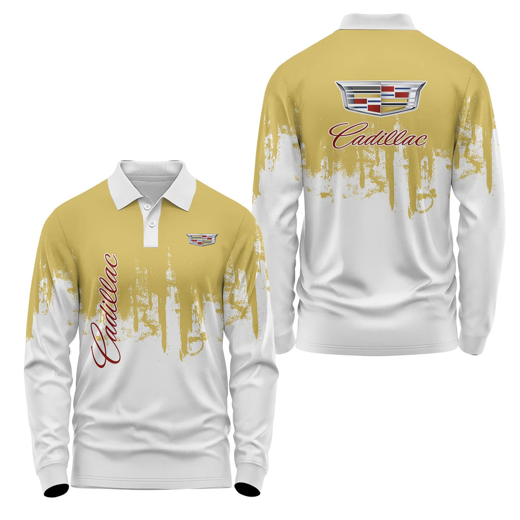 Cadillac Long Sleeve Polo USPL2838
