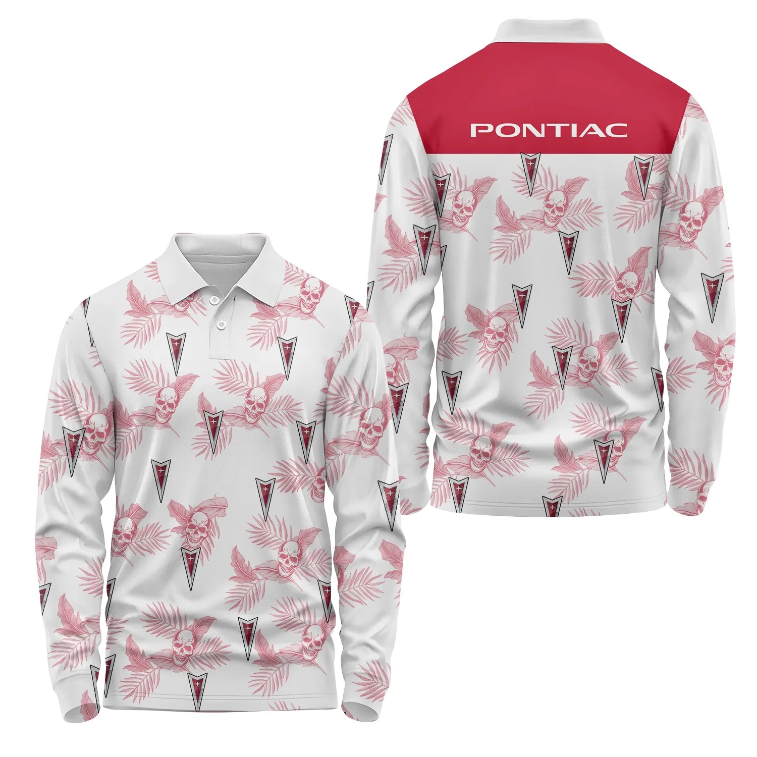 Pontiac Long Sleeve Polo SC020
