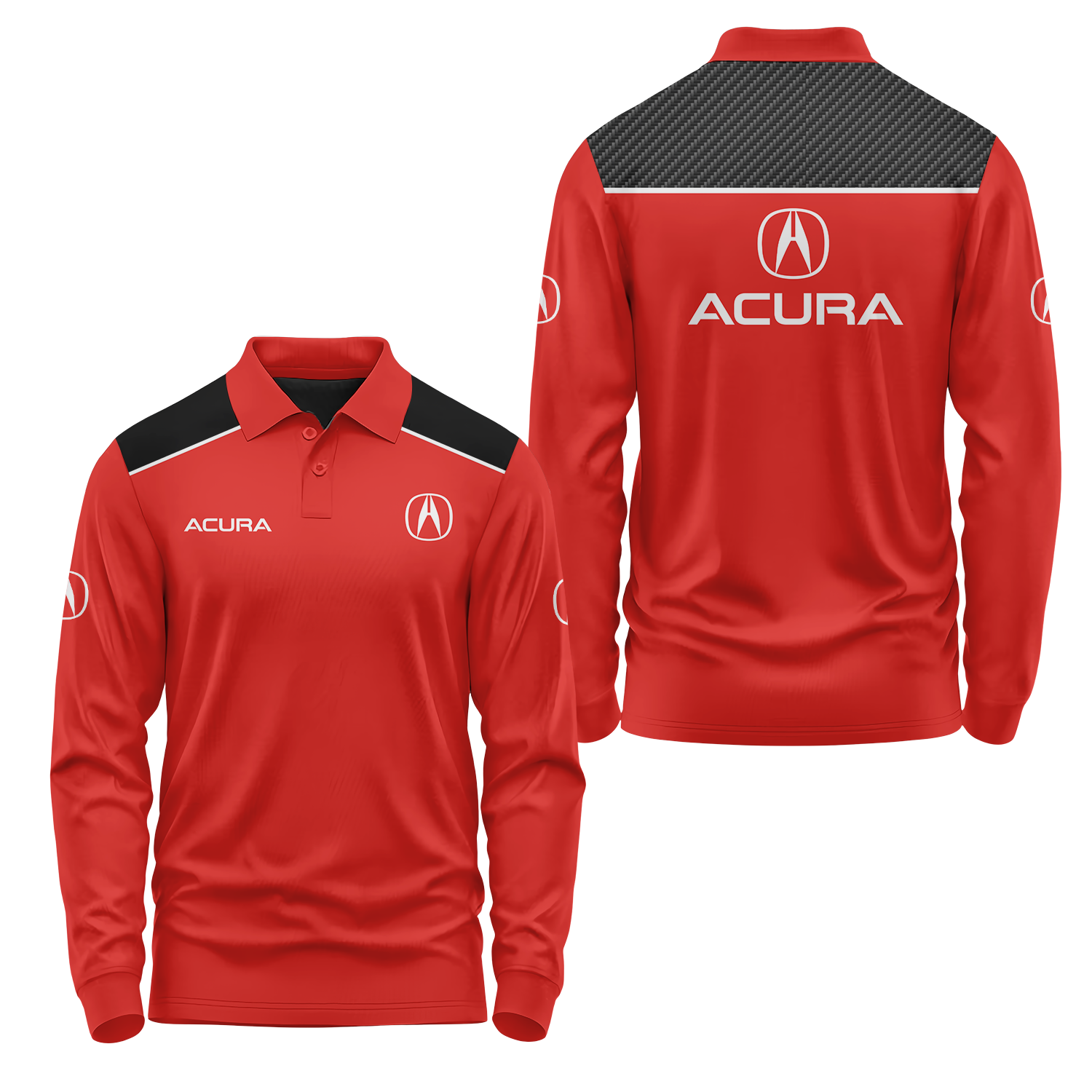 Acura Long Sleeve Polo USPL2734