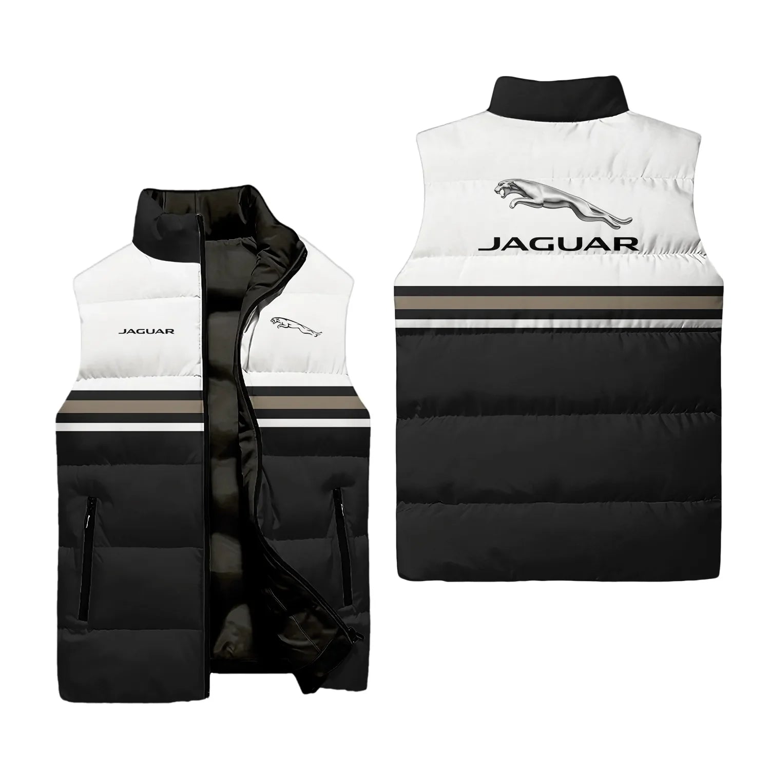 Jaguar Sleeveless Puffer Jacket SC015