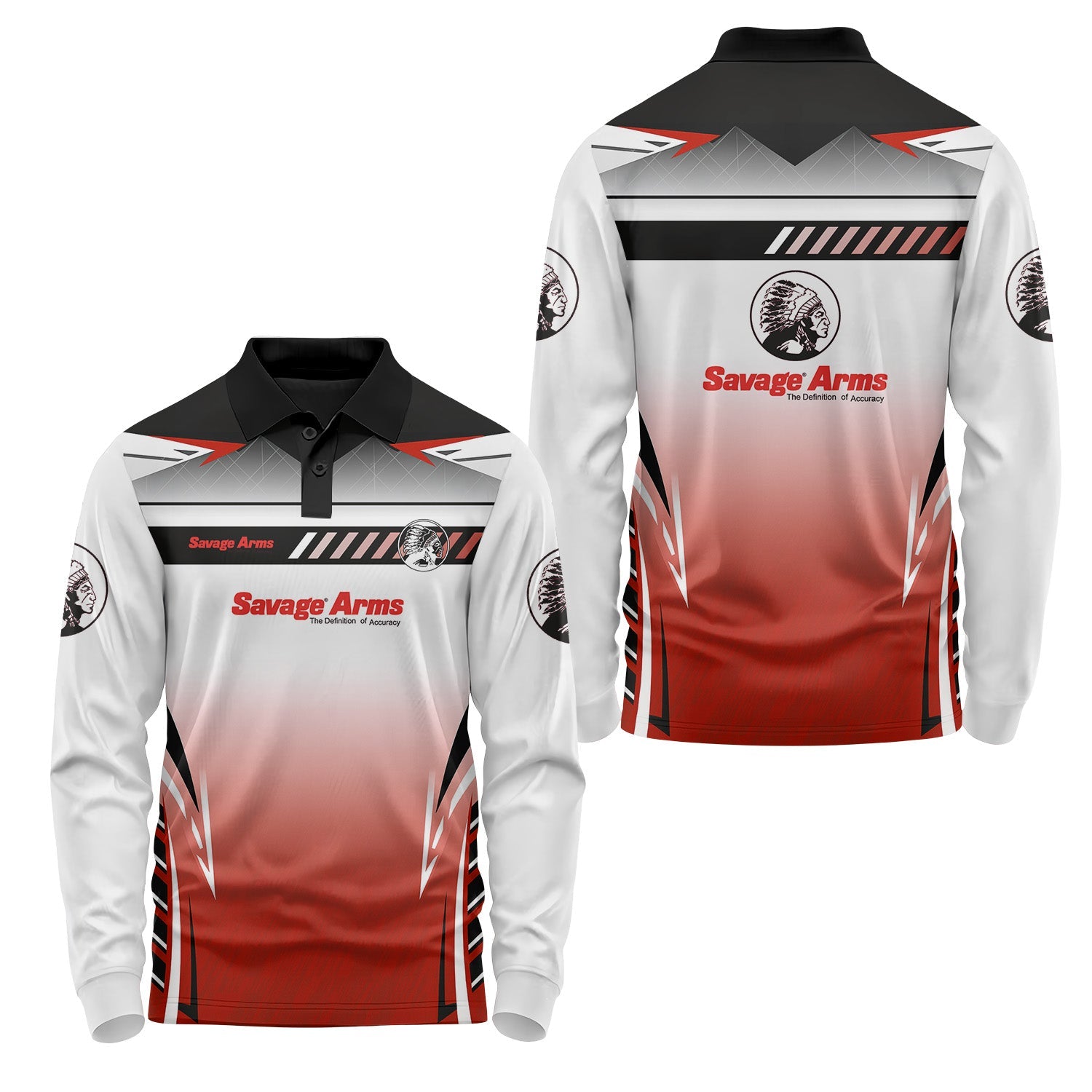 Savage Arms Long Sleeve Polo USPL2227
