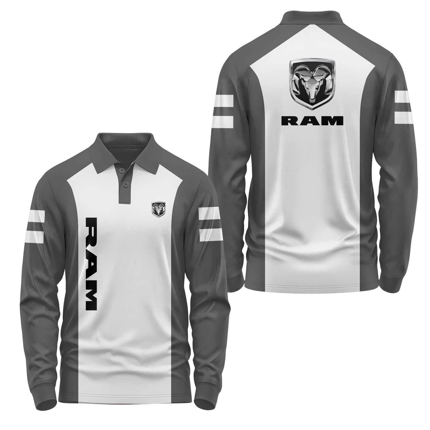 Ram Long Sleeve Polo USPL3070