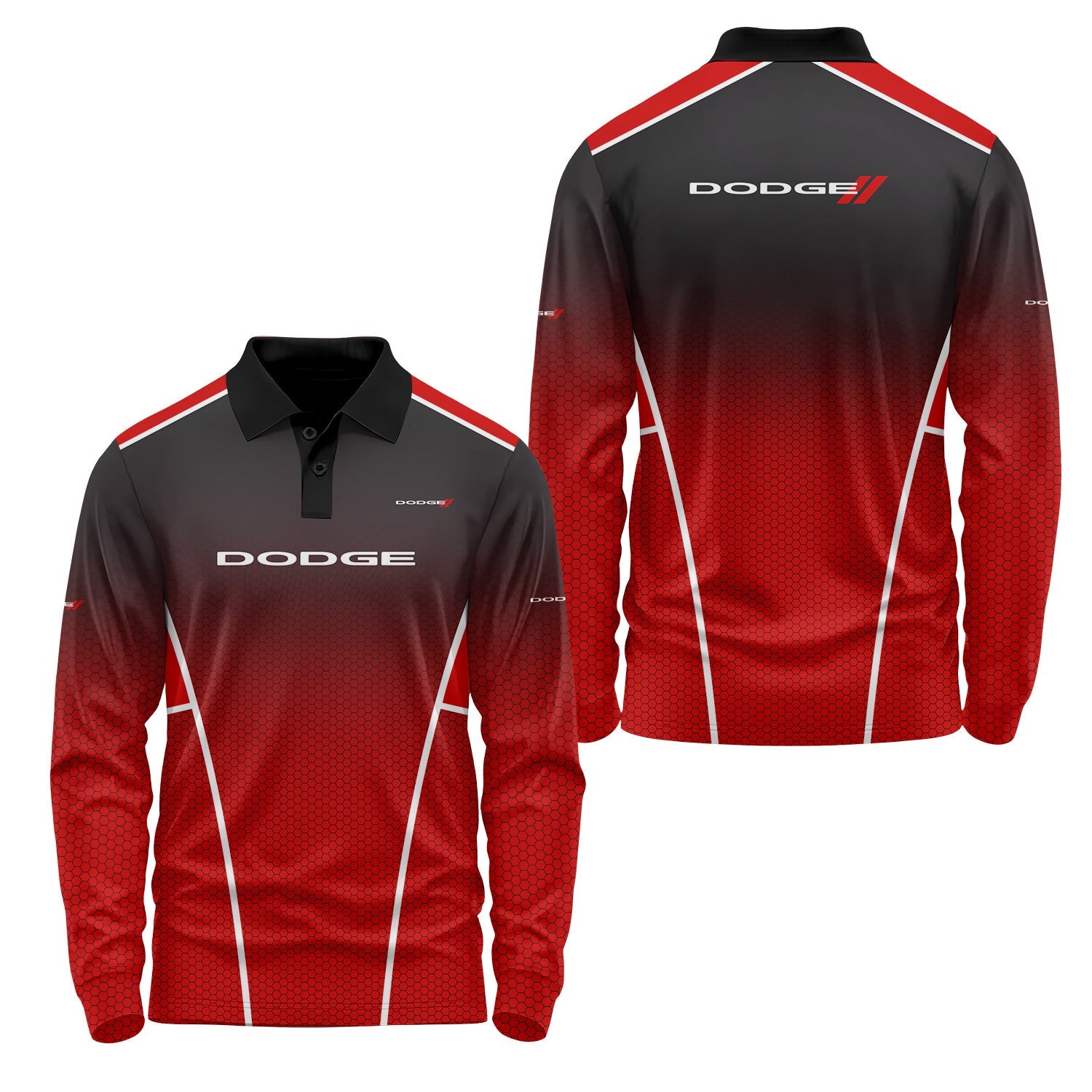 Dodge Long Sleeve Polo USPL2906